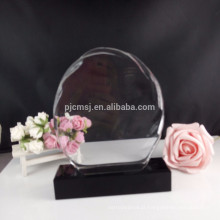 Placa de troféu de cristal barata de fabricação profissional